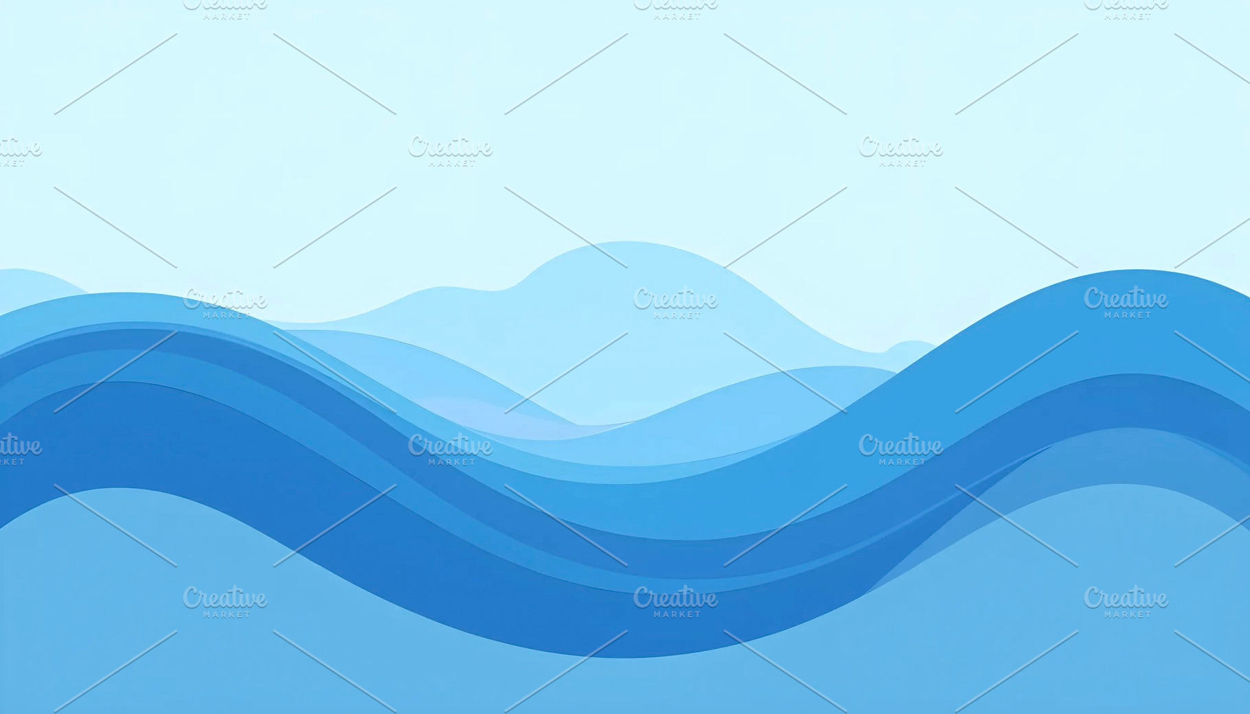 Modern Aqua Flow Curve Background Ve, a Photo by LOGOCREATIVE