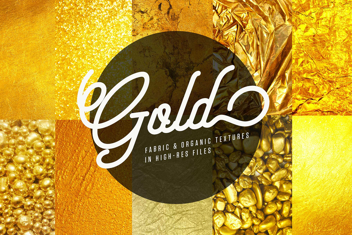Fabric and Organic Gold Textures, a Texture Graphic by IRCF (Photo 1 of 23)