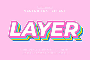 Layer Text Effect Style | EPS, a Layer Style Add-On by padilah_a
