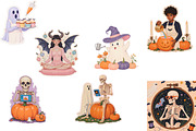 Spooky Cute Halloween Pack, an Object Graphic by Jakayla Digital Co (Thumbnail 5 of 5)