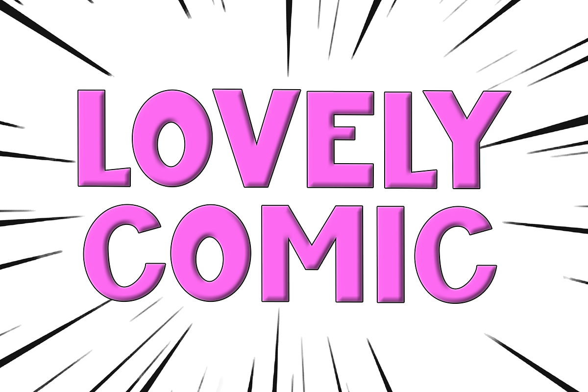 Lovely Comic, a Handwritten Font by FreshTypeINK (Photo 1 of 8)