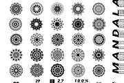 27 mandala vector backgrounds design, a Pattern Graphic by NJ Himel (Thumbnail 1 of 28)