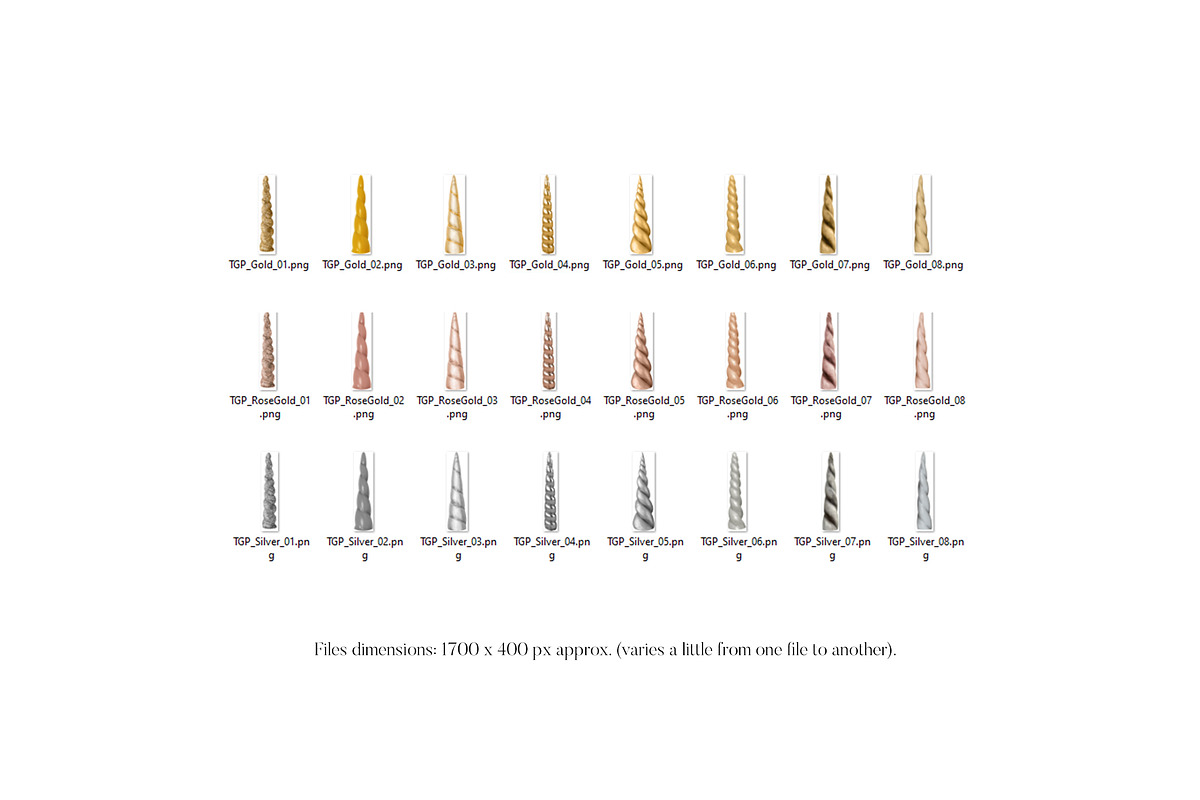 Isolated unicorn horns clipart, an Object Graphic by The Graphic Parade (Photo 2 of 4)