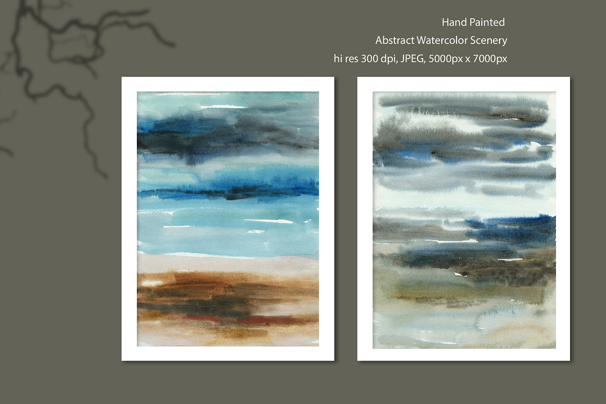 Intangible Scenery - watercolor art, a Background Graphic by Marmoris.Arts (Photo 4 of 34)