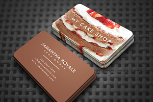 Cake or sweet shop beautiful card