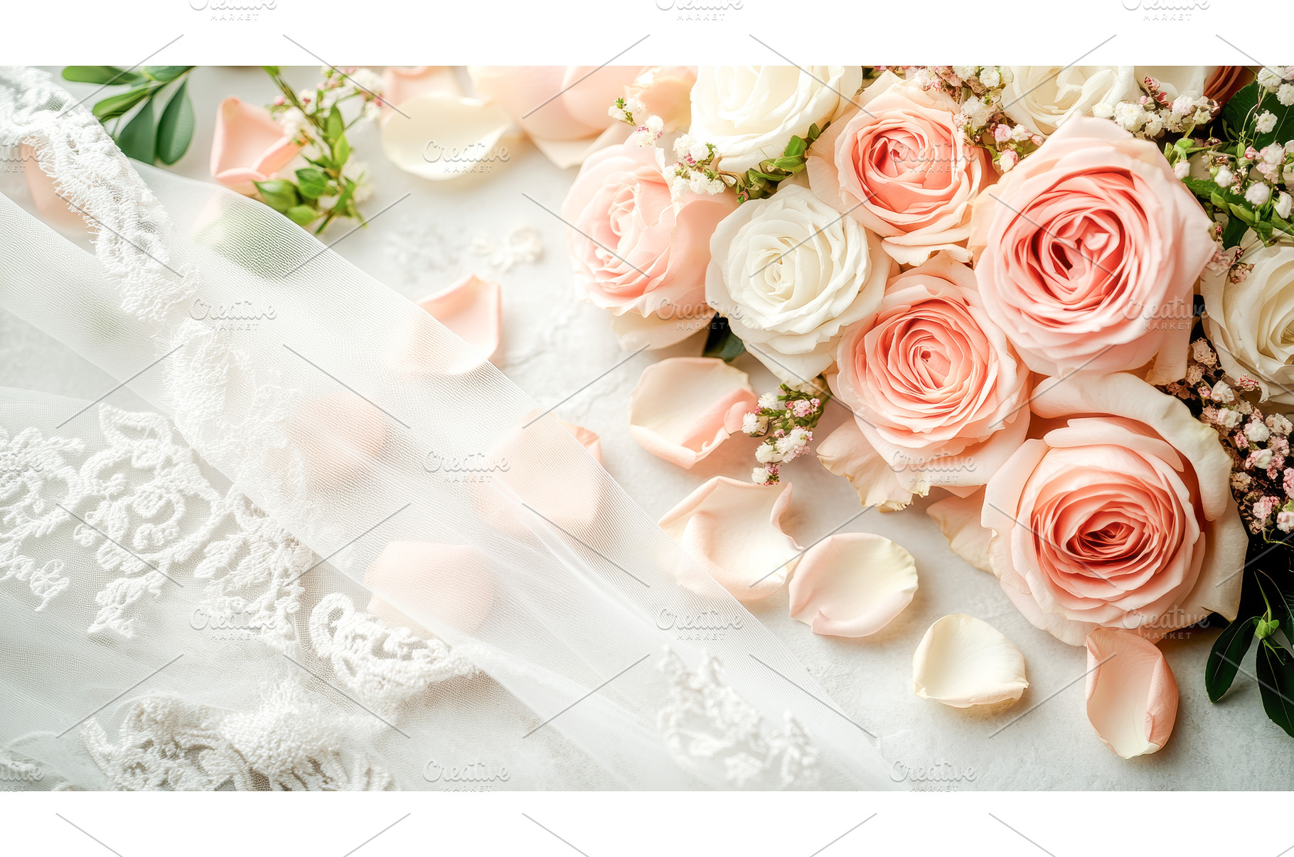 Wedding rings with bridal veil and, a Photo by Rodica Ciorba