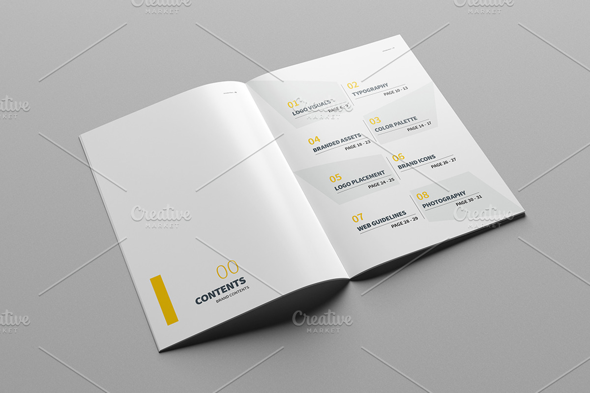 Brand Manual 32 Pages A4 / US Letter, a Brochure Template by Mastergfx (Photo 21 of 35)