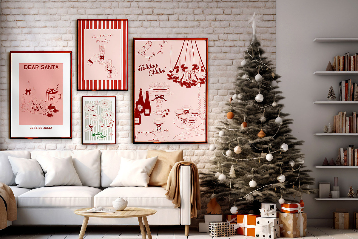 Little Christmas. Holiday Wall Art, a Seasonal Illustration by Mio Buono (Photo 5 of 13)