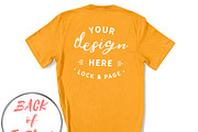 Back Of T-Shirt BC3001 Mockup Bundle, a Shirt Mockup by lock and page (Thumbnail 3 of 88)