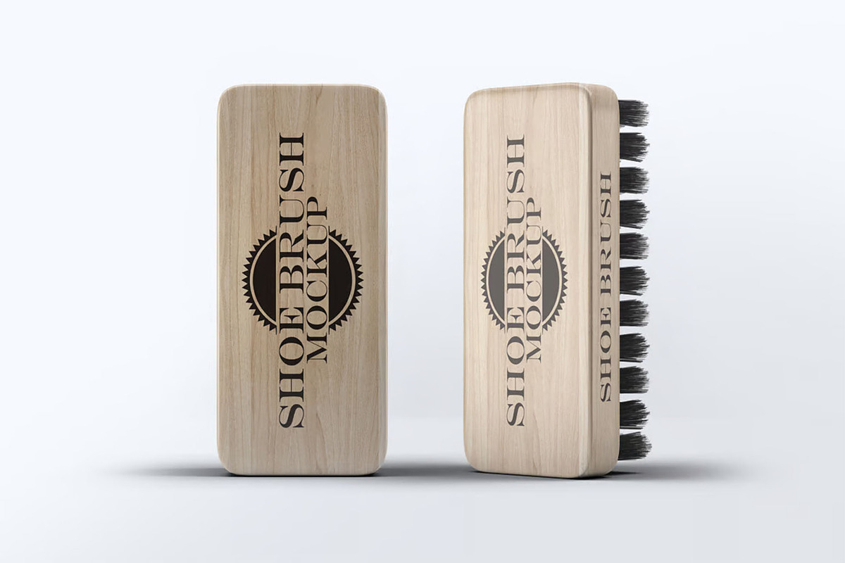Shoe Brush Mock-Up, a Product Mockup by DesignRushMarket (Photo 5 of 9)