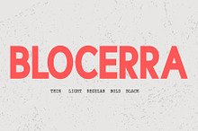 Blocerra Sans Serif