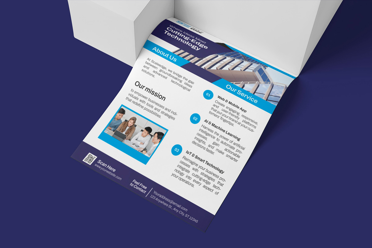Scaleedge - Flyer, a Flyer Template by Esensifiksi.studio (Photo 2 of 3)