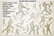 9 set of Vector sport silhouette, an Object Graphic by Giordano Aita Graphics (Thumbnail 2 of 11)