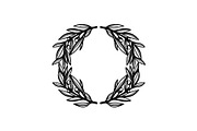 Floral Wreath Circle SVG Bundle, an Illustration by Creativeshirt (Thumbnail 48 of 51)