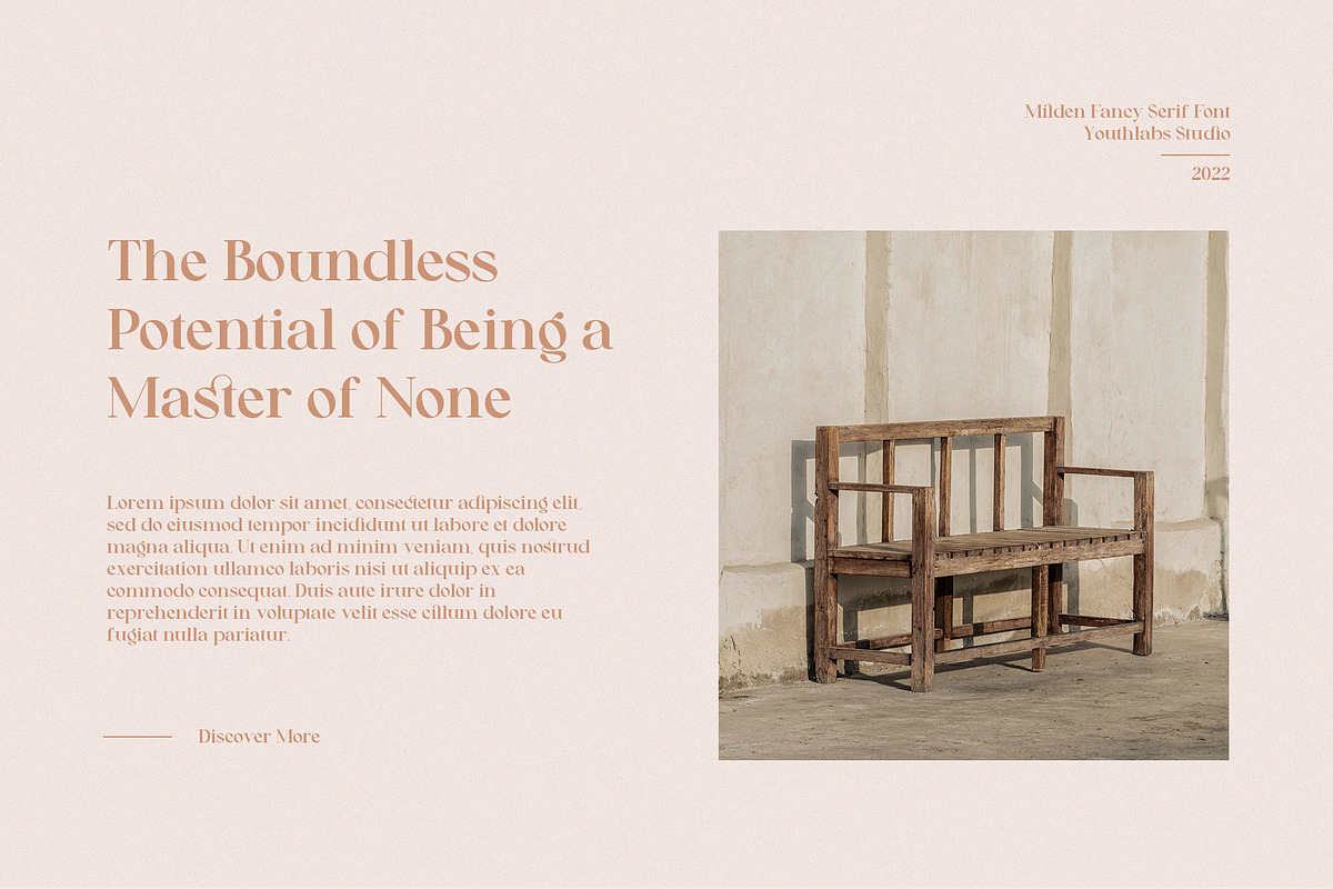 Milden | Fancy Serif Font, a Serif Font by Youthlabs Studio (Photo 4 of 10)