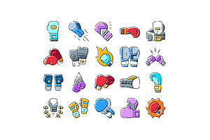 Boxing gloves fighting and training, an Object Graphic by pikepicture