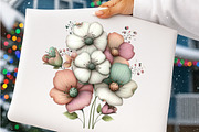 Whimsical spring flowers clipart, an Illustration by SinaCreation (Thumbnail 9 of 11)