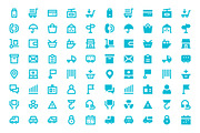 160 Shipping and Delivery Icons, a Solid Icon by Creative Stall (Thumbnail 3 of 4)