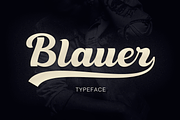 Blauer, a Script Font by Larin Type Co. (Thumbnail 1 of 10)