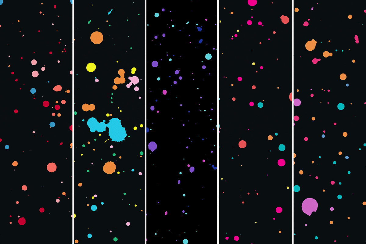 Ink Splatter Patterns Volume 002, a Pattern Graphic by Megs Lang