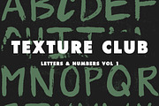 Letters & Numbers Vol 1, a Texture Illustration by Texture Club (Thumbnail 1 of 3)