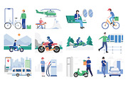 50 Transport Illustration Pack, an Illustration by Vector Portal (Thumbnail 4 of 5)