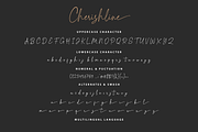 Cherishline Script Font, a Script Font by sizimon (Thumbnail 7 of 8)