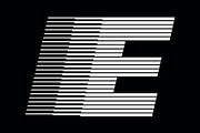 Letter E speed motion lines logo, a Branding & Logo Template by Leksono (Thumbnail 2 of 2)