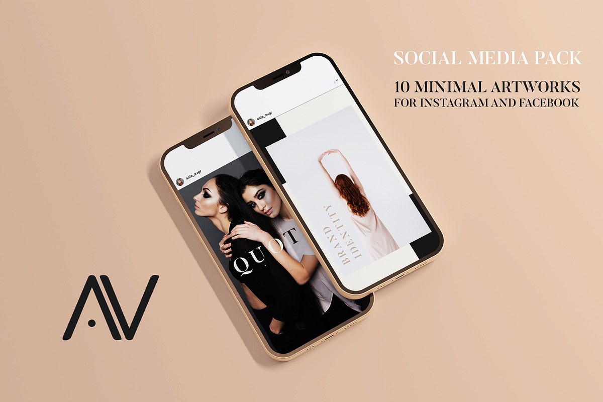 MINIMAL APPAREL // SOCIAL MEDIA PACK, a Social Media Template by Anastasia_avgr (Photo 3 of 3)