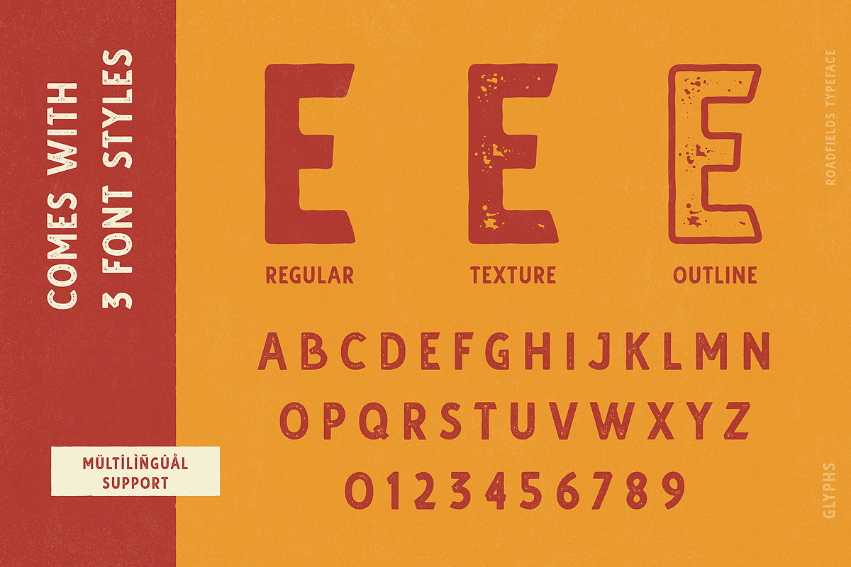 Roadfields Type preview 2