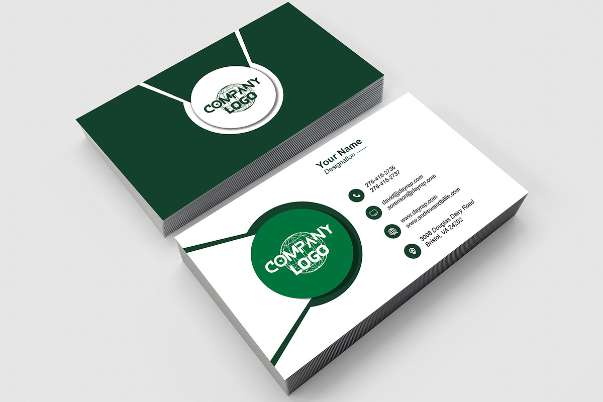 Freelancer Business Card Template PSD preview 4