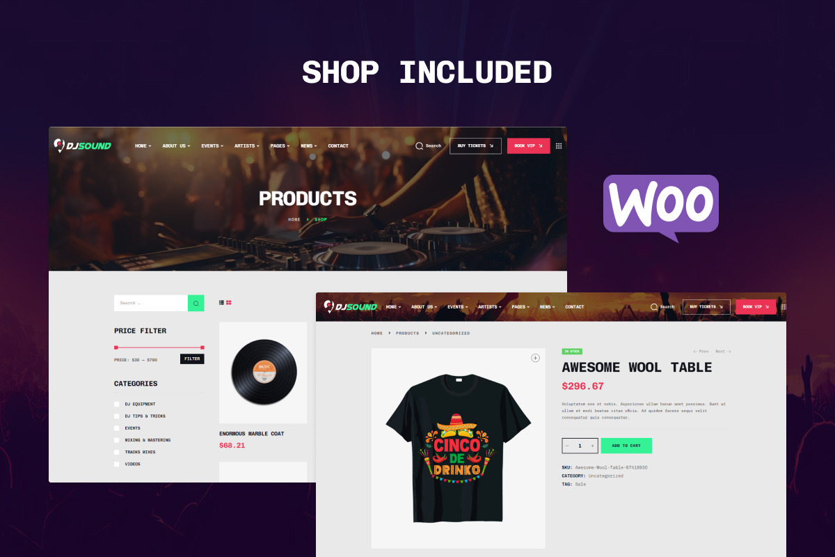 DJsound - Night Club WordPress Theme, a WordPress Template by Opal Wordpress Theme (Photo 6 of 7)