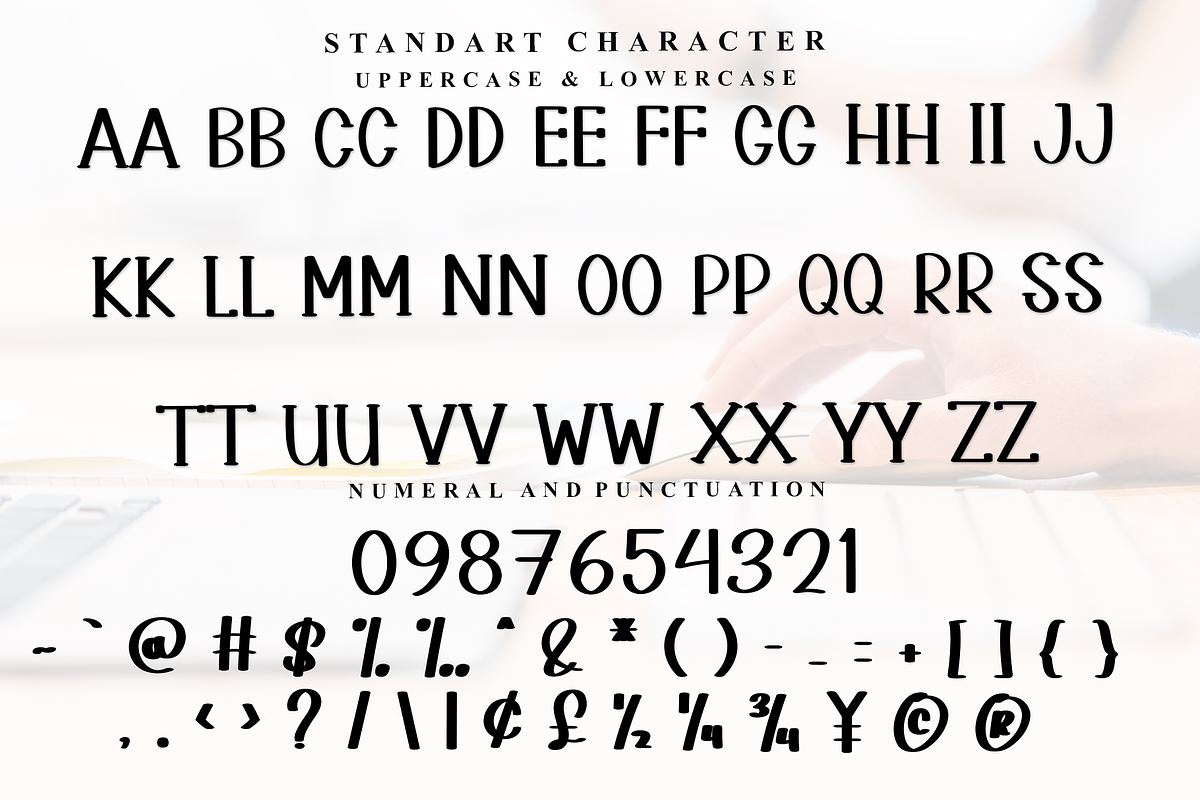 Mockup Handmade, a Script Font by InermediaSTUDIO (Photo 2 of 7)