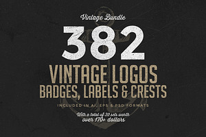 382 Vintage Logos Bundle