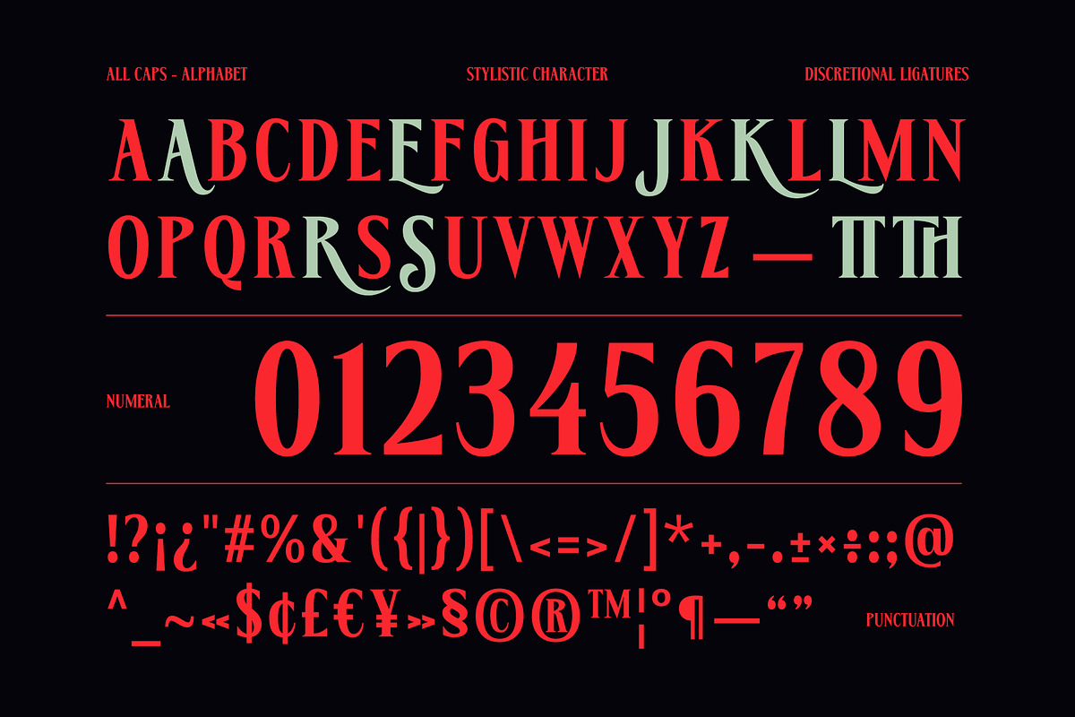 Escargoth – Gothic Condensed Classic, a Serif Font by Drizy (Photo 4 of 10)