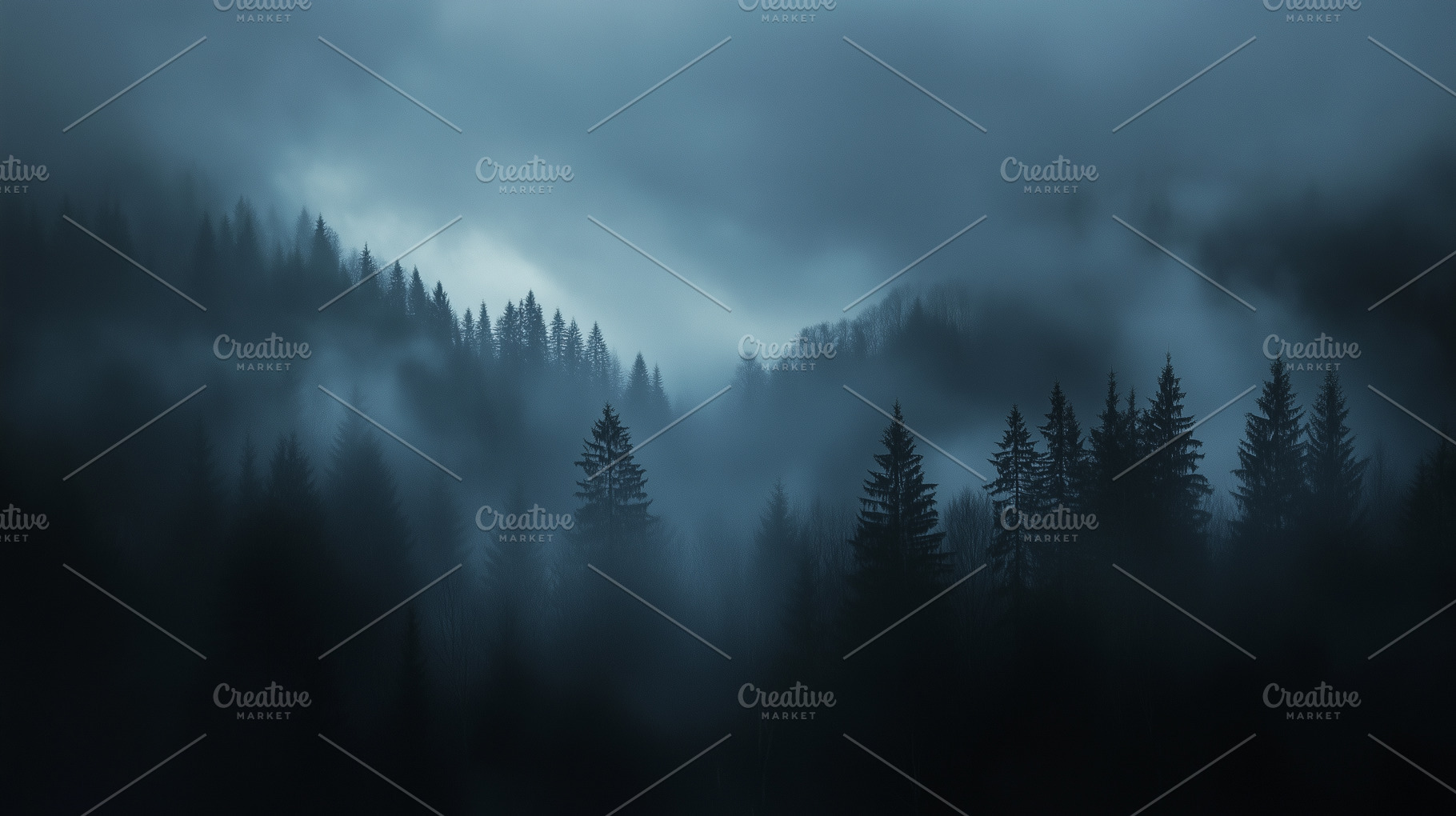 Dark mist in the mountains, a Nature Photo by MistyDay