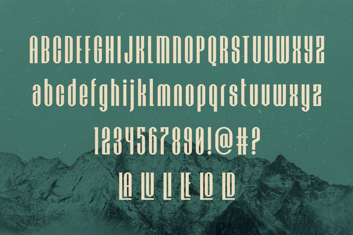 HOCHLAND, a Font by Bagerich Type Foundry (Photo 2 of 6)