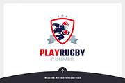 Play Rugby Logo Template, a Branding & Logo Template by LOGOMAGINE (Thumbnail 8 of 16)