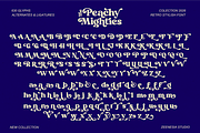 Peachy Mighties, a Serif Font by zeenesia (Thumbnail 10 of 10)