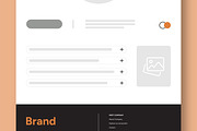 Wireframe Landing Page, a Landing Page Template by CreativeShaper (Thumbnail 5 of 6)