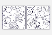 Breakfast food cards set, a Food Illustration by Good Studio (Thumbnail 7 of 8)