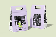 Coffee Shop - Extrude Food Logo Font, a Sans Serif Font by Nirmana Visual (Thumbnail 8 of 14)