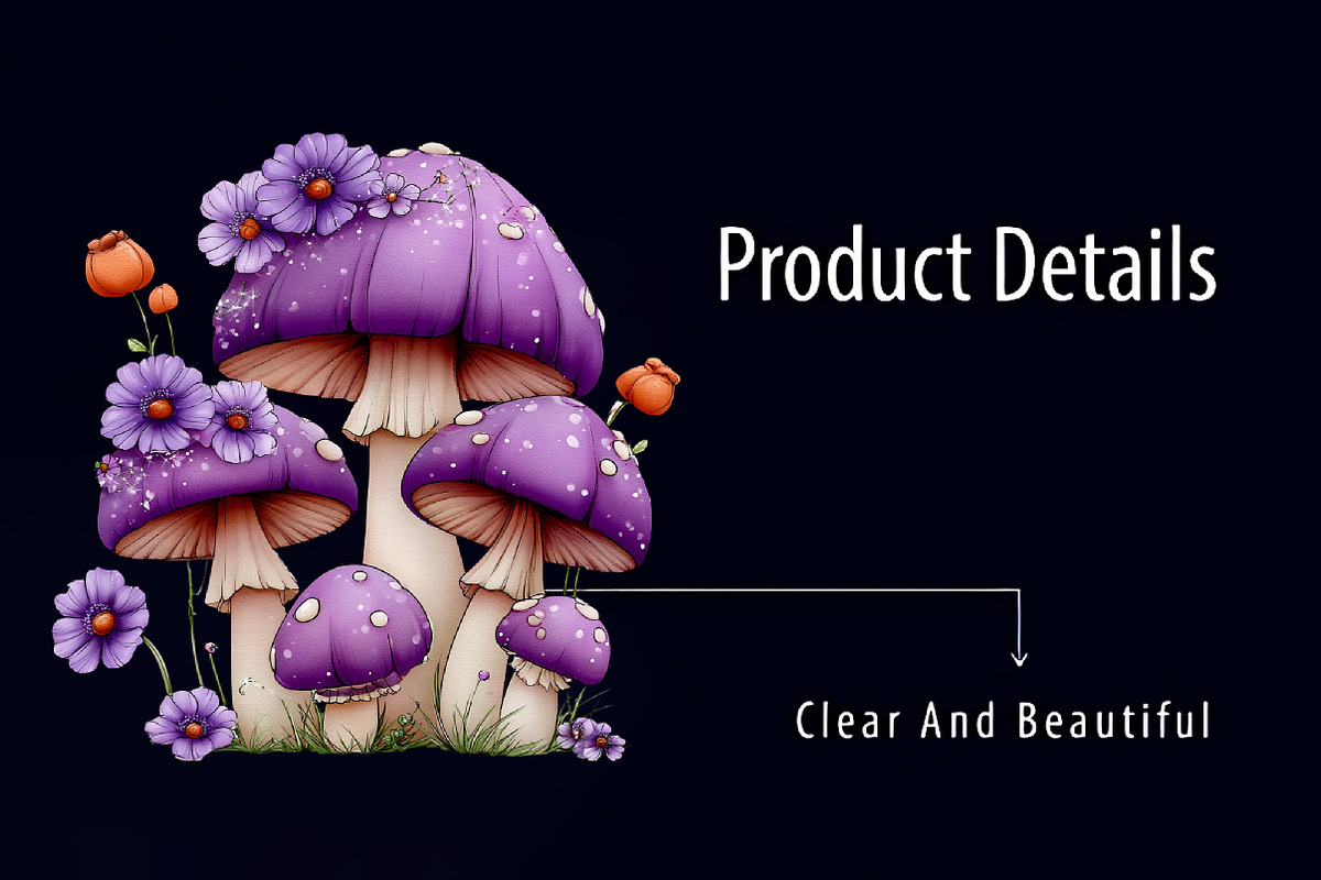 Whimsical Fairy Garden PNG Clipart, a Seasonal Illustration by RobertsArt (Photo 5 of 5)