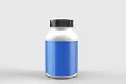 White Pills Bottle Mockup Set, a Cups & Container Mockup by DigiArt (Thumbnail 10 of 10)