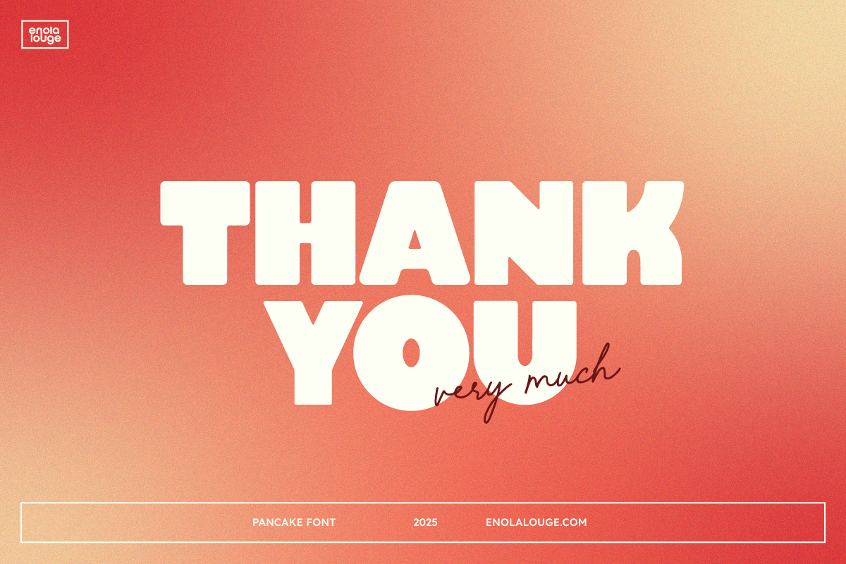 Pancake - sans-serif chunky font, a Font by Enola Louge (Photo 15 of 15)