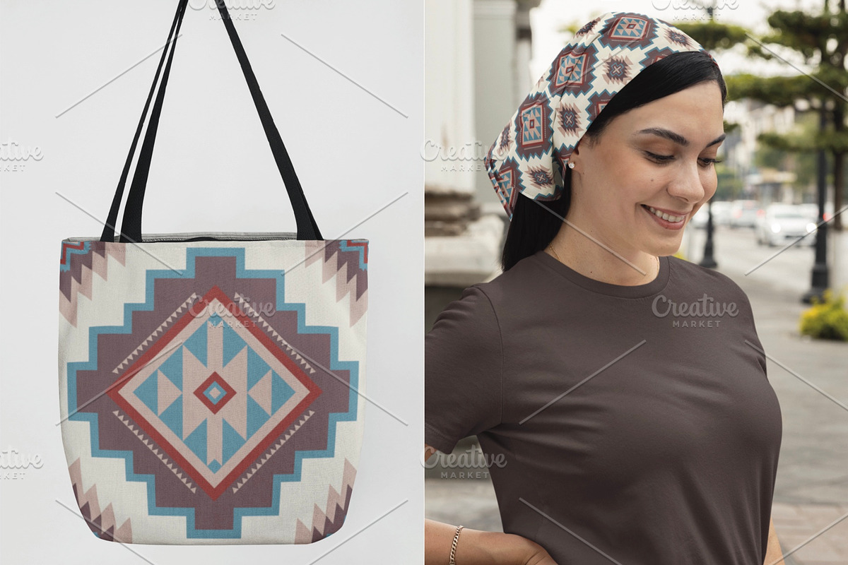 Vintage Native American Pattern, a Pattern Graphic by PPEthnicDecorPattern (Photo 8 of 9)