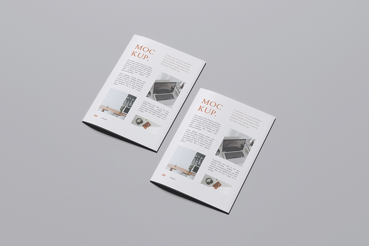 Bifold A4 Mockup, a Flyer Template by graphicstory (Photo 3 of 3)