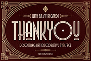 Decomang Art Deco Typeface, a Sans Serif Font by alit design (Thumbnail 20 of 20)