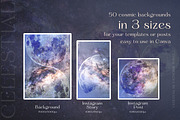 Celestial Magic Cosmic Backg, a Texture Graphic by Vintage Digital Textures (Thumbnail 8 of 13)