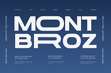 TRT Mont Broz Bold Modern Sans